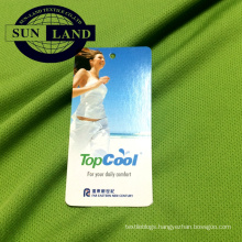 Hot sale 100% polyester new topcool hangtag dri fit eyelet mesh shirt fabric